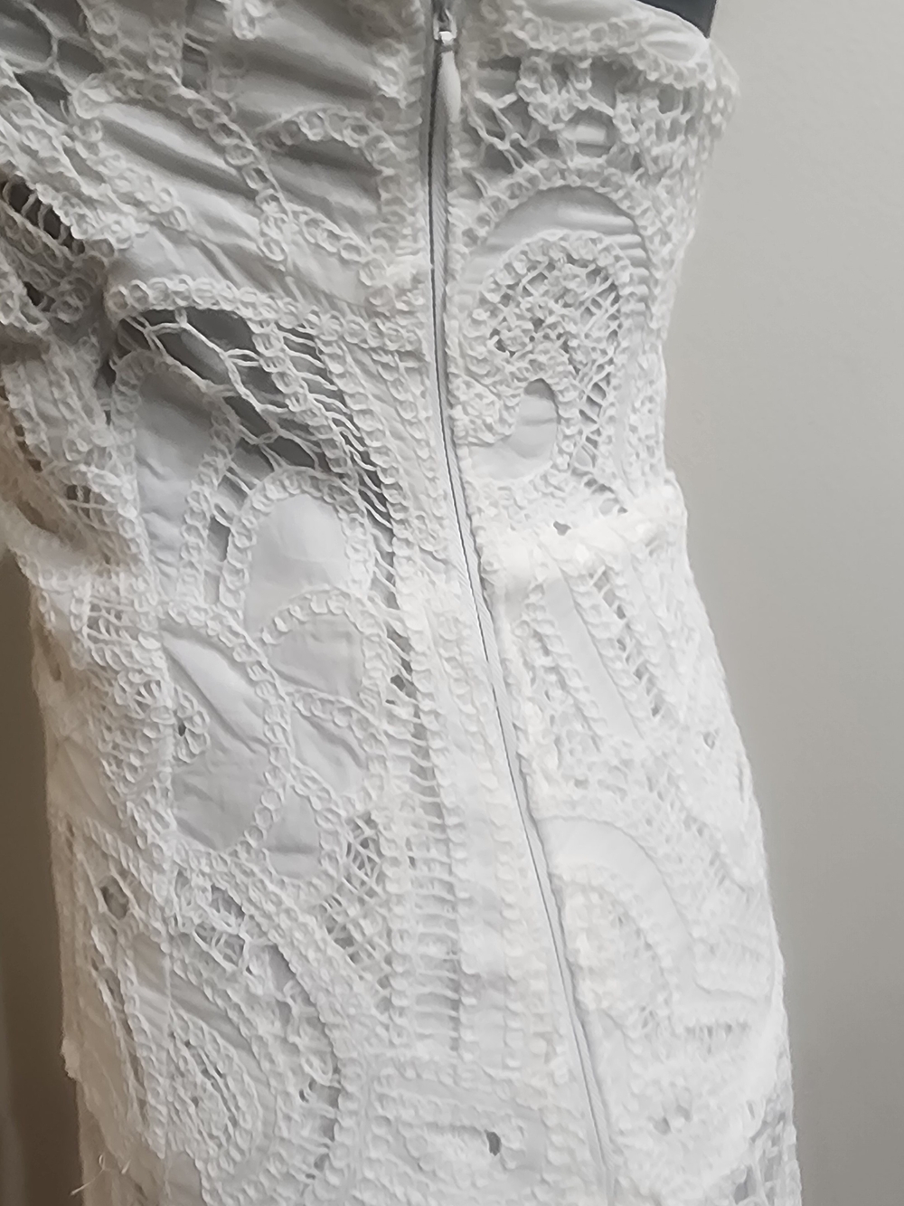 Strapless White Dress dRA - Picture 9 of 16